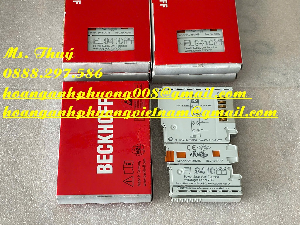 Mô đun Beckhoff EL9410 - Hàng Đức chính hãng
