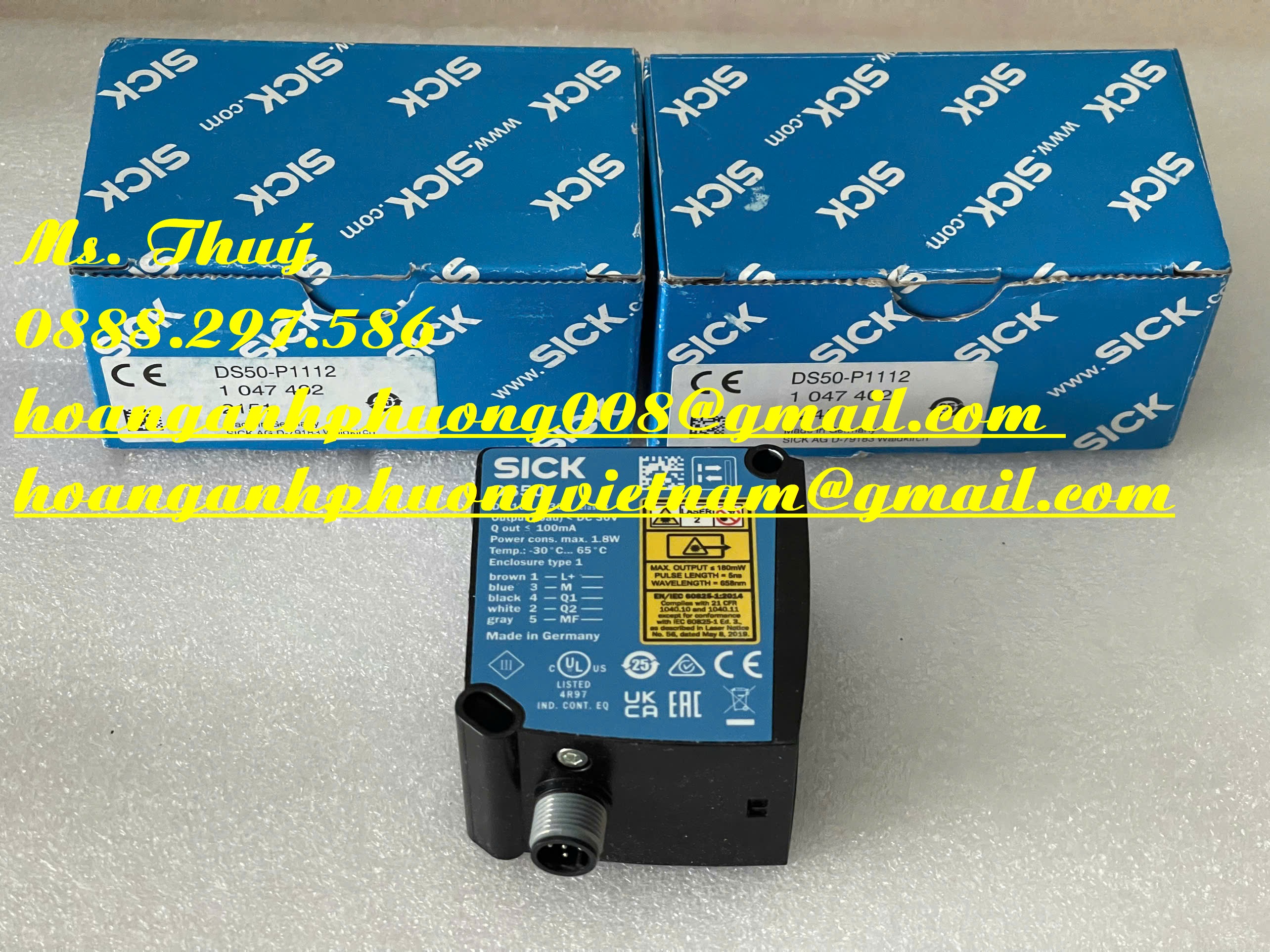 Sick DS50-P1112 - Cảm biến mới 100% - Hoàng Anh Phương