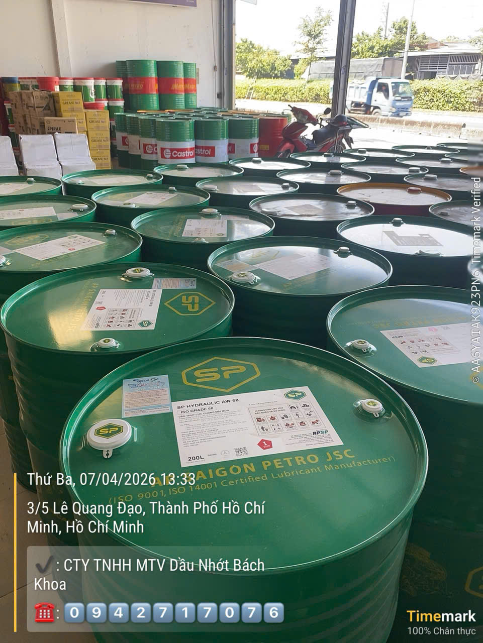 Mua Dầu Thủy Lực Xe Nâng Tại TP.HCM Giá Tốt