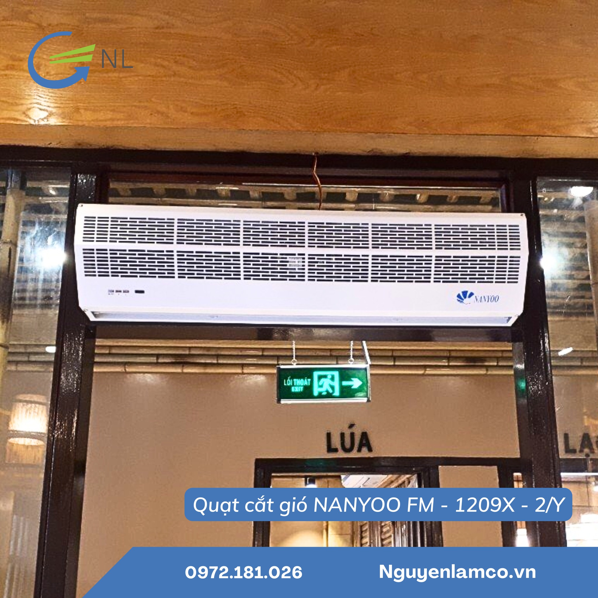 CUNG CẤP QUẠT CHẮN GIÓ NANYOO FM - 1209X - 2/Y TẠI HÀ NỘI