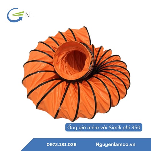 ƯU ĐIỂM VÀ CÔNG DỤNG CỦA ỐNG GIÓ MỀM VẢI SIMILI PHI 350