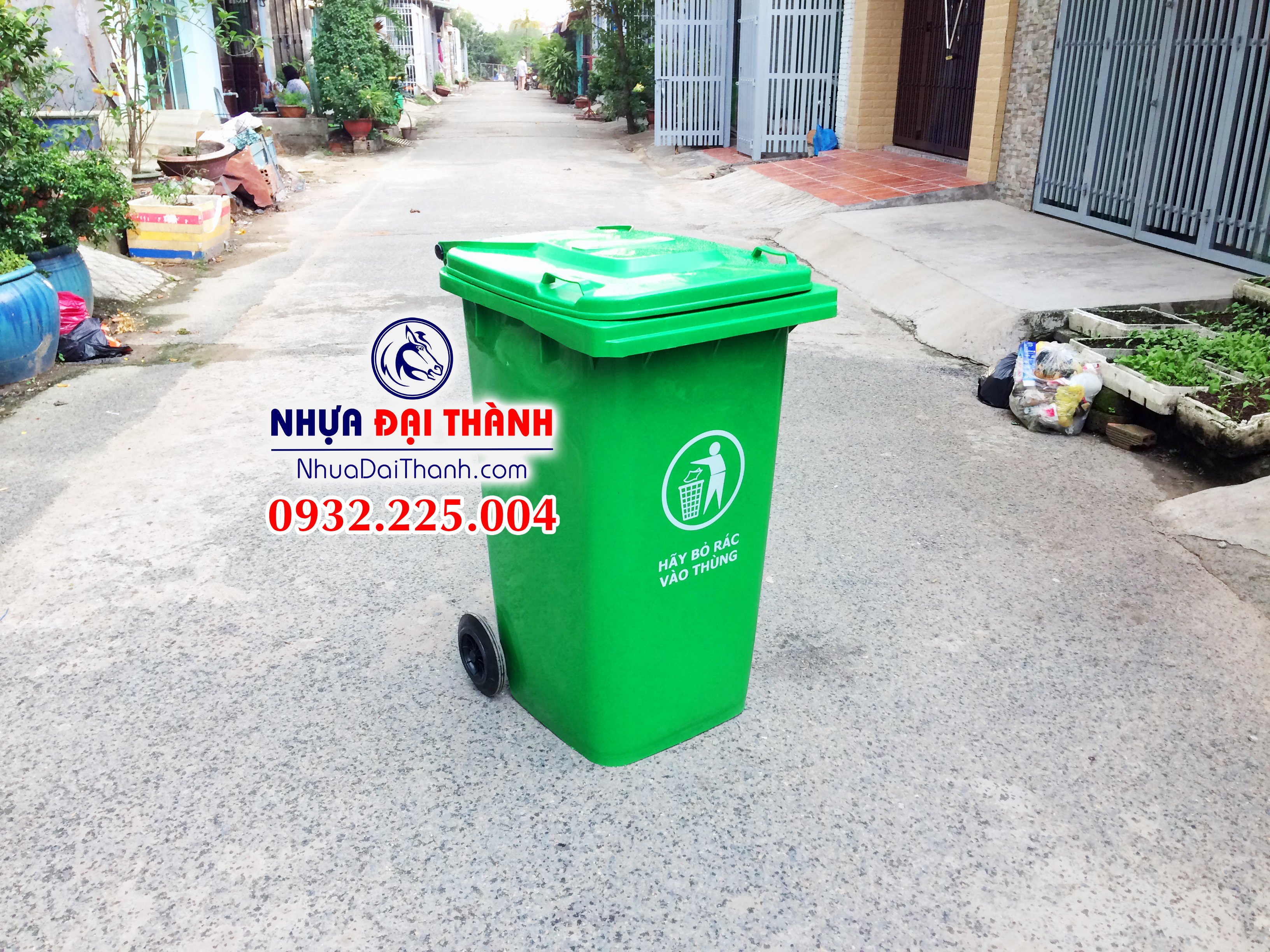 Thùng rácc 240L ( Nhựa HDPE nguyên sinh)- Chất lượng