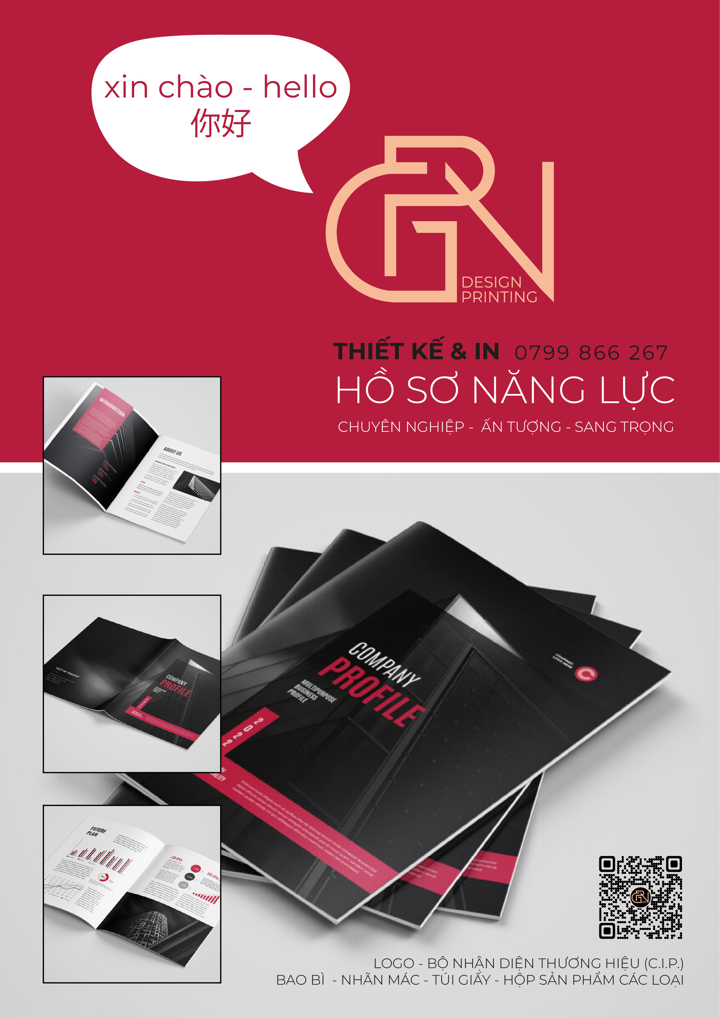 Thiết kế - In Hồ sơ năng lực [COMPANY PROFILE] - PGN PRODUCTION
