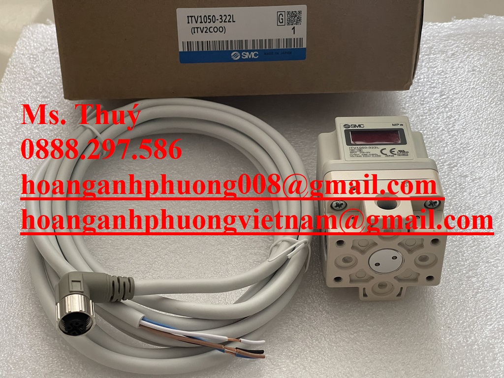 Bộ chỉnh áp ITV1050-322L SMC - Chuẩn hàng Japan - Bình Dương