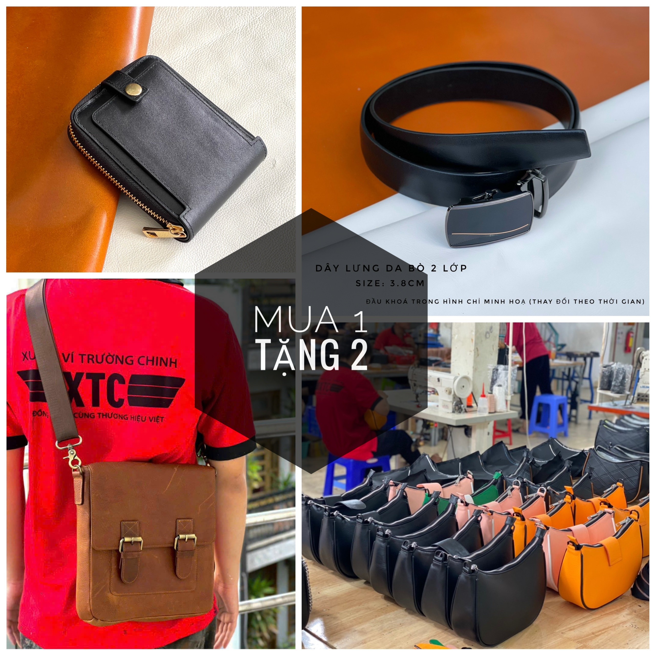 BẠN CẦN TÌM XƯỞNG SẢN XUẤT THẮT LƯNG - VÍ NAM DA BÒ TRỰC TIẾP TẠI XƯỞNG?