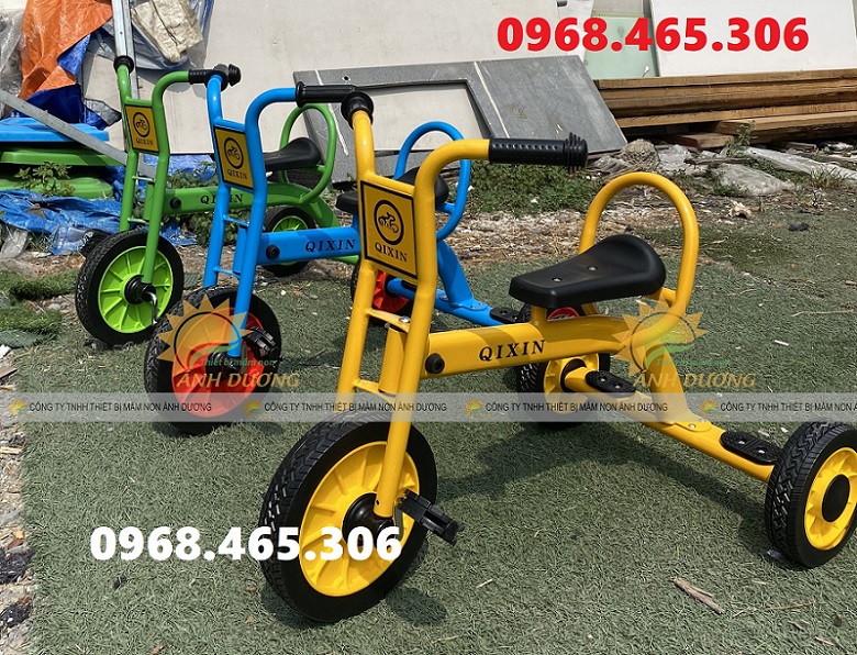 Xe đạp 3 bánh mầm non nhập khẩu cho trường mầm non