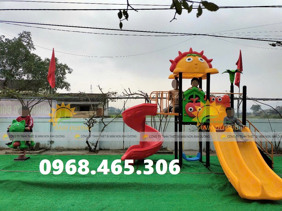 Cầu trượt vận động trẻ em liên hoàn, cầu trượt trẻ em