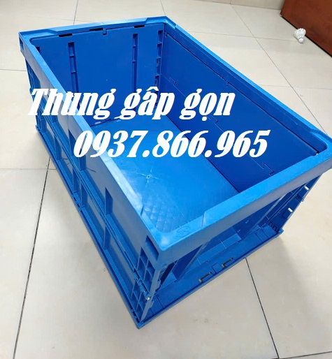 Thùng nhựa gấp gọn, thùng nhựa đặc gấp được, bán thùng nhựa gấp gọ