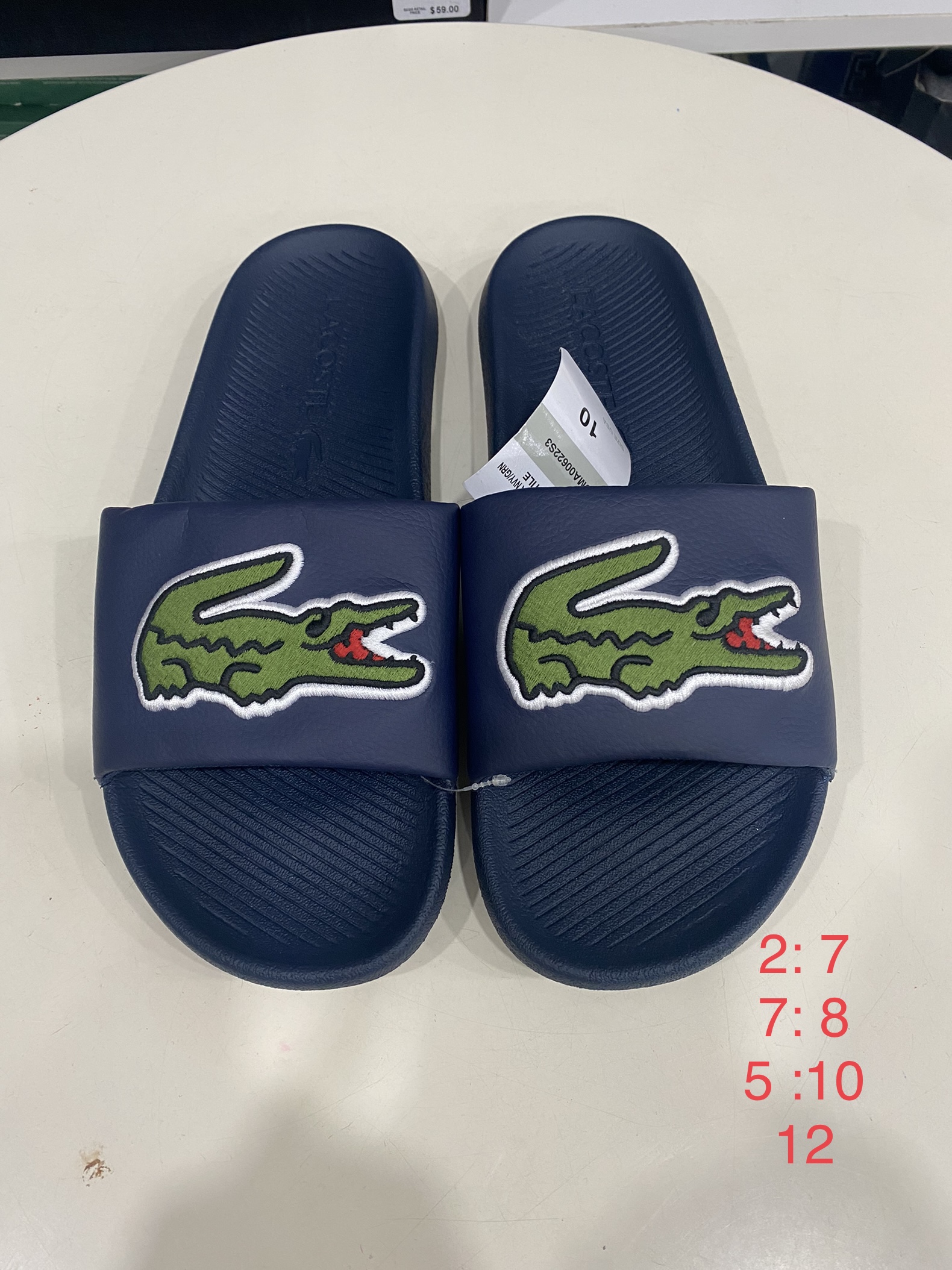 Dép Lacoste chính hãng