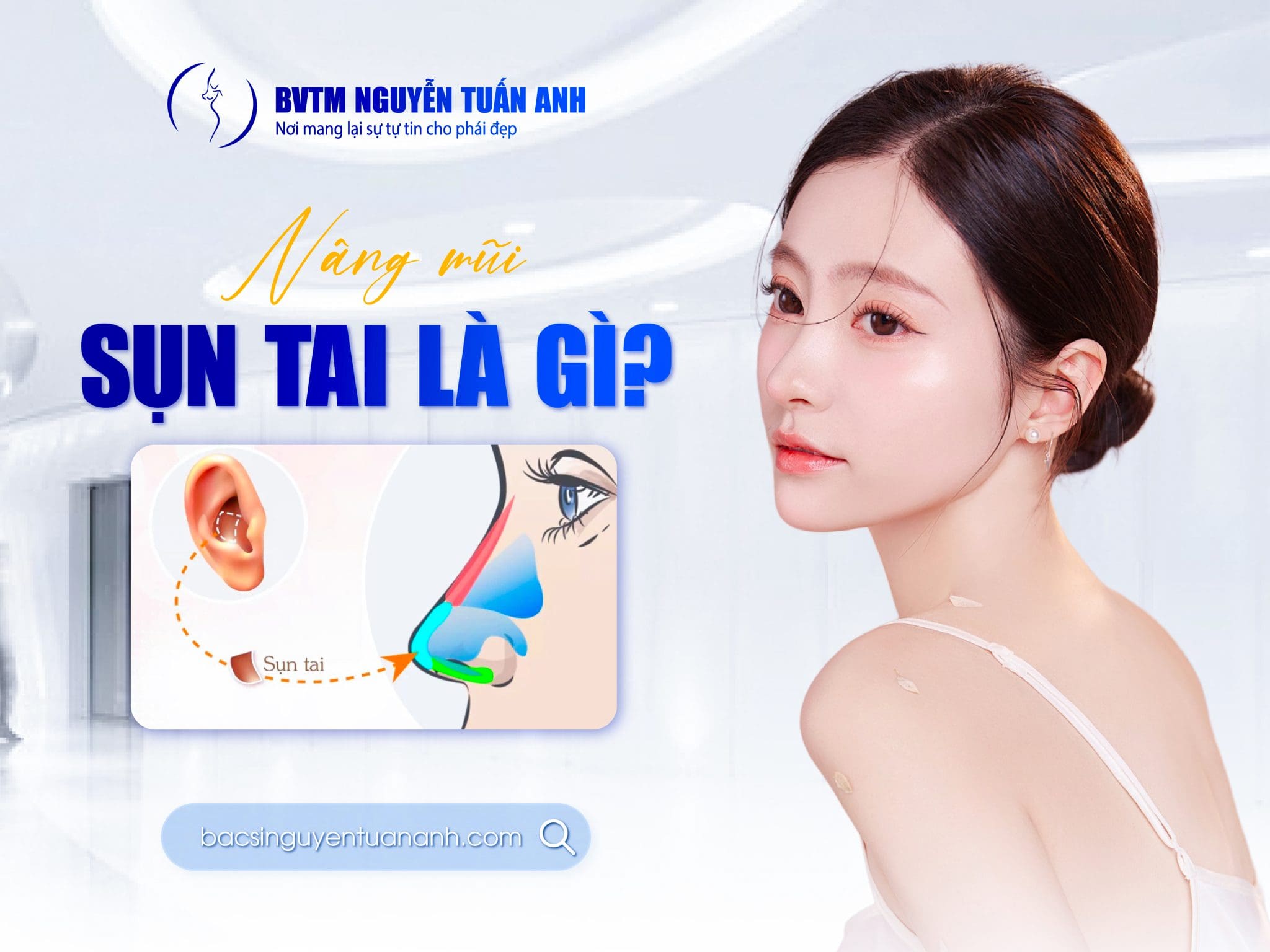 Giải đáp thắc mắc về nâng mũi sụn tai