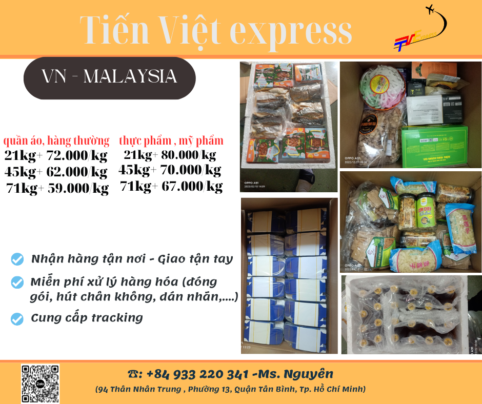 Gửi hàng đi Malaysia