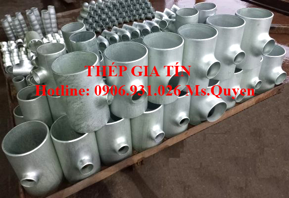 Tê giảm hàn mạ kẽm SCH20