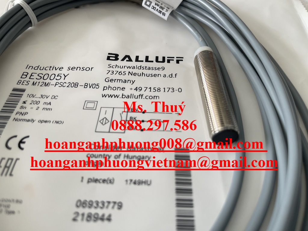 Cảm biến tiệm cận BES M12MI-PSC20B-BV05 - Chuyên hàng Balluff