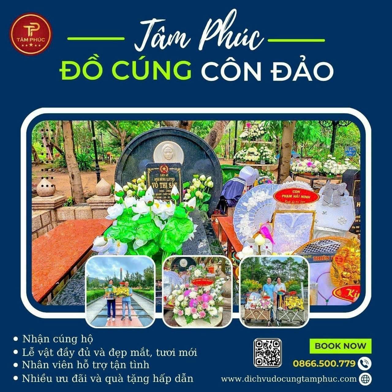 Mâm cúng Cô Sáu và các Chiến Sĩ Côn Đảo trọn gói.