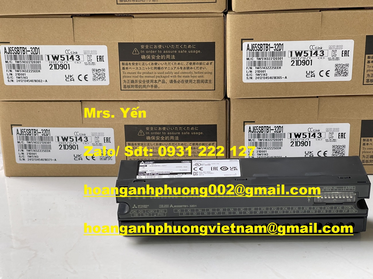 AJ65SBTB1-32D1 Mitsubishi | Mô đun CC-Link  | LH báo giá trực tiếp