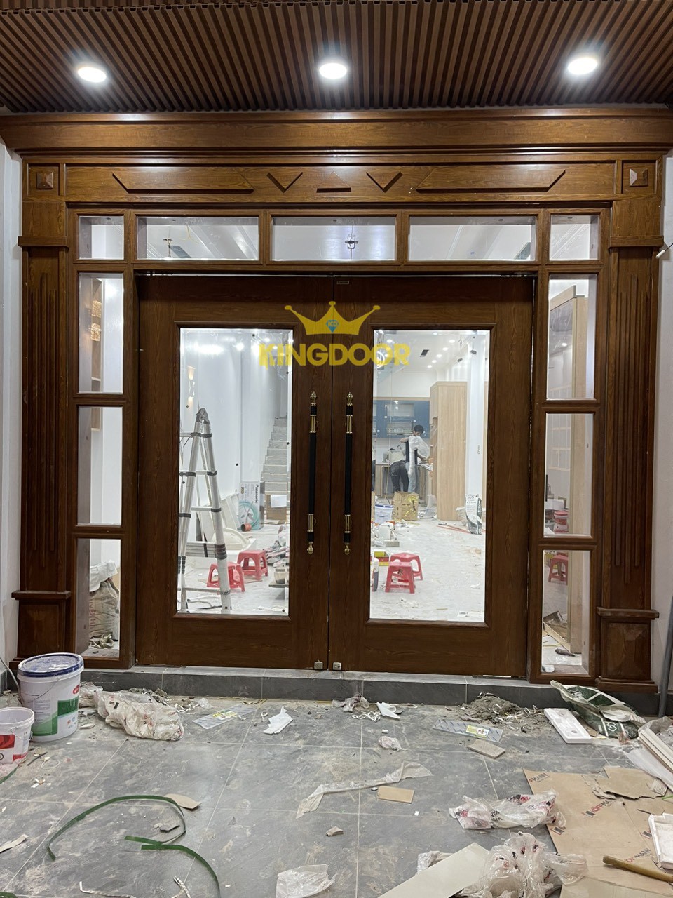 Mẫu Cửa Thép Vân Gỗ Mẫu Cửa Đẹp