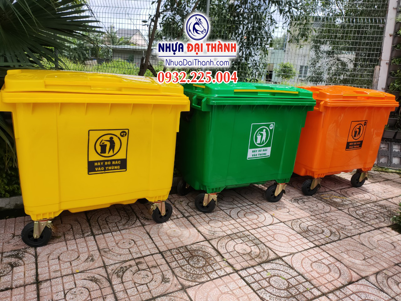 Thùng rác 660 Lít ( Nhựa nguyên sinh)-HDPE Chất lượng