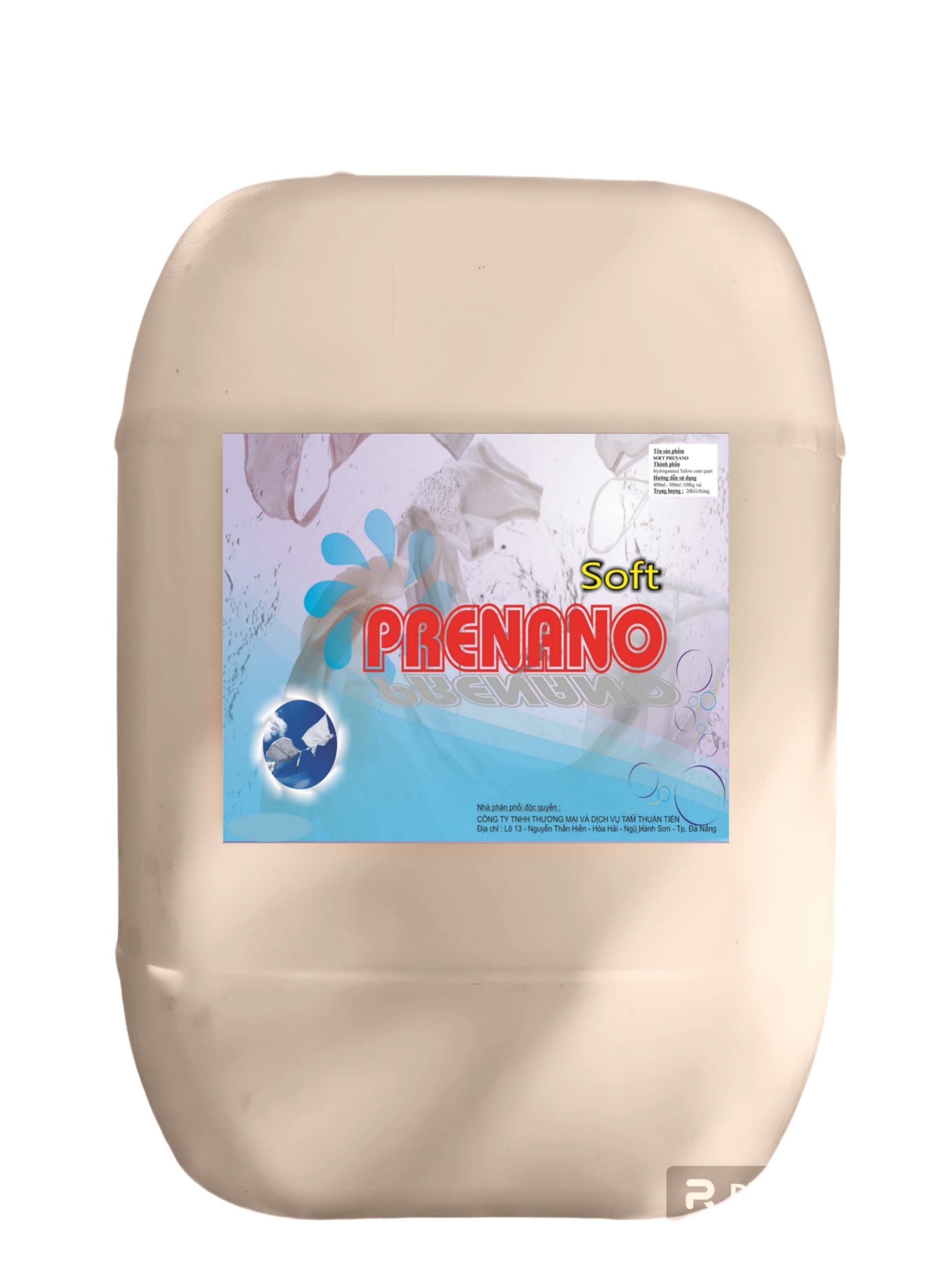 Nước xả chuyên dụng cho đồ vải khách sạn, giữ đồ vải luôn mềm mịn và thơm mát