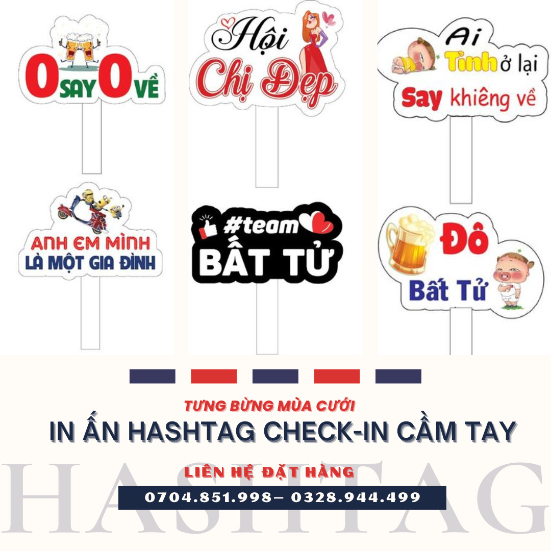 IN HASHTAG SỰ KIỆN TẠI CẦN THƠ