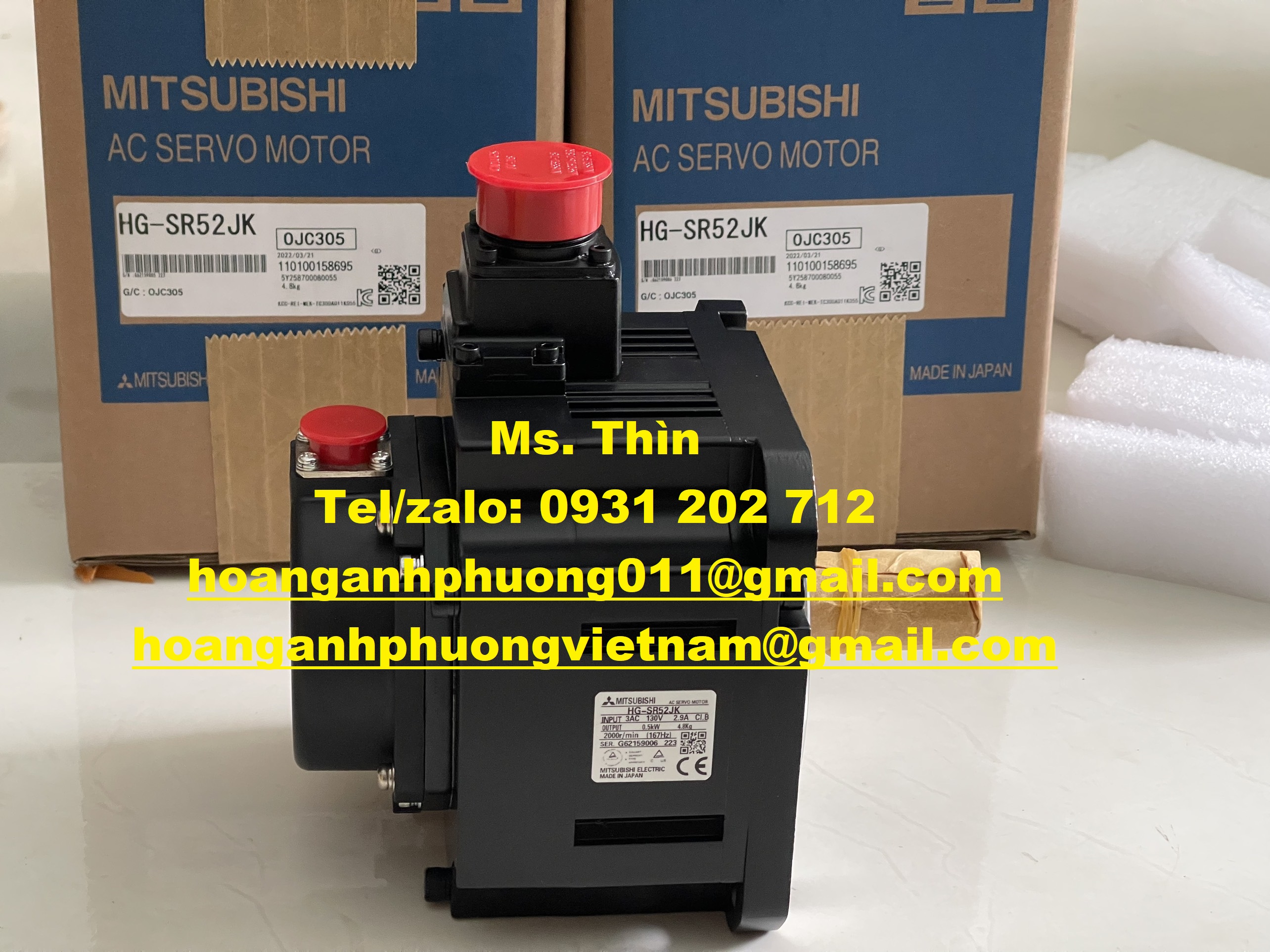 Động cơ HG-SR52JK | Mitsubishi | hàng nhập giá tốt | new 100%