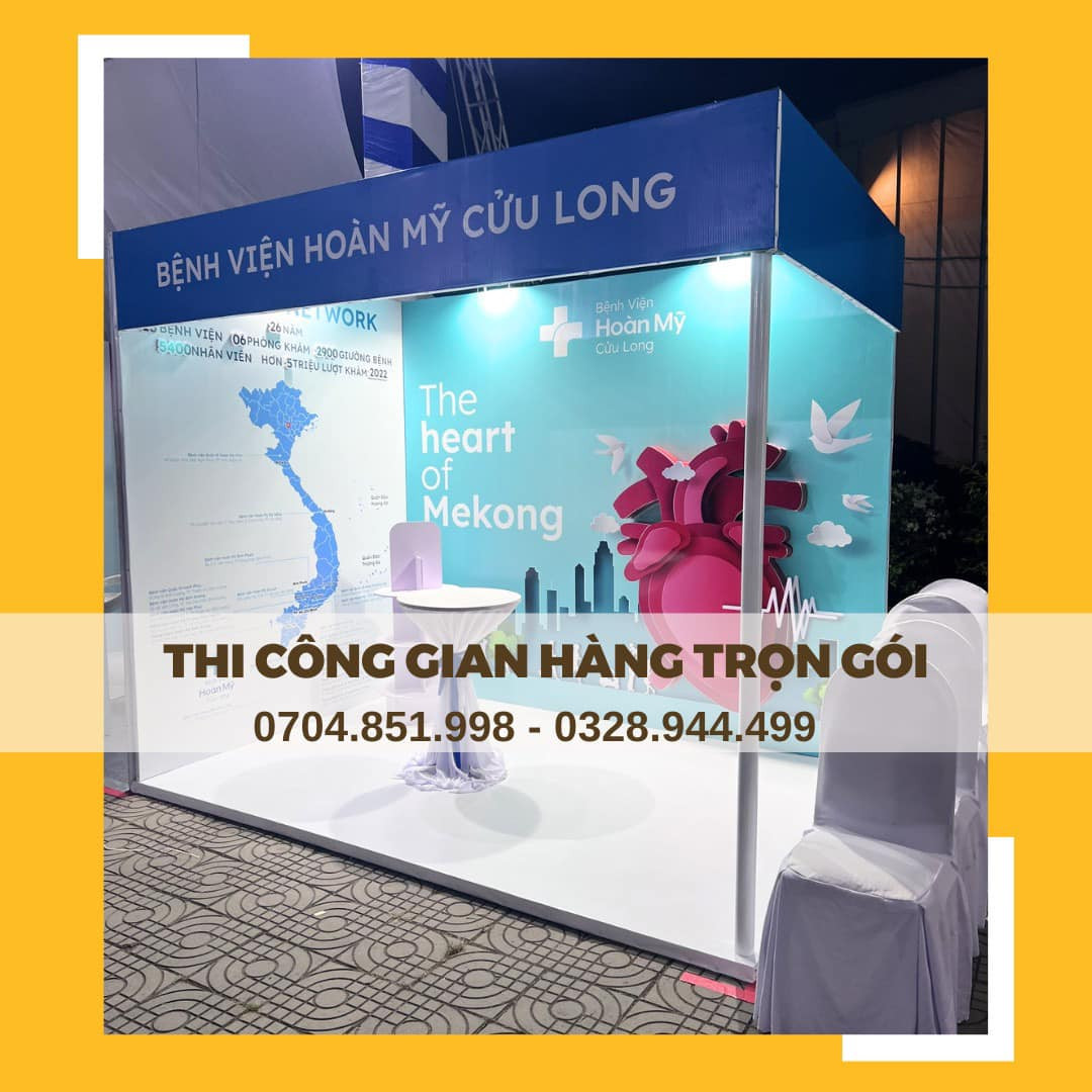 thi công backdrop, booth sự kiện tất niên hoành tráng cần thơ