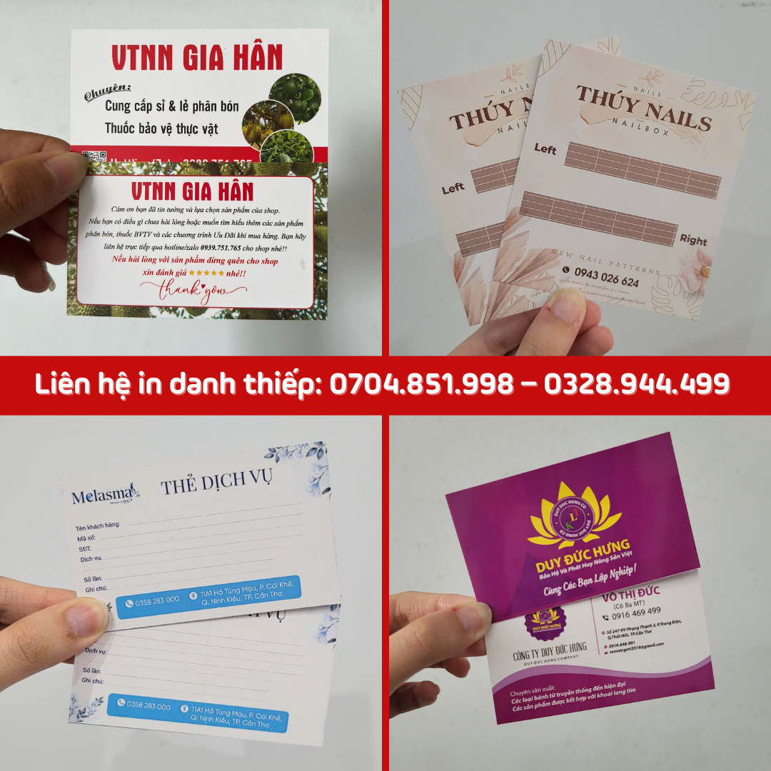 in ấn tem nhãn danh thiếp tại cần thơ