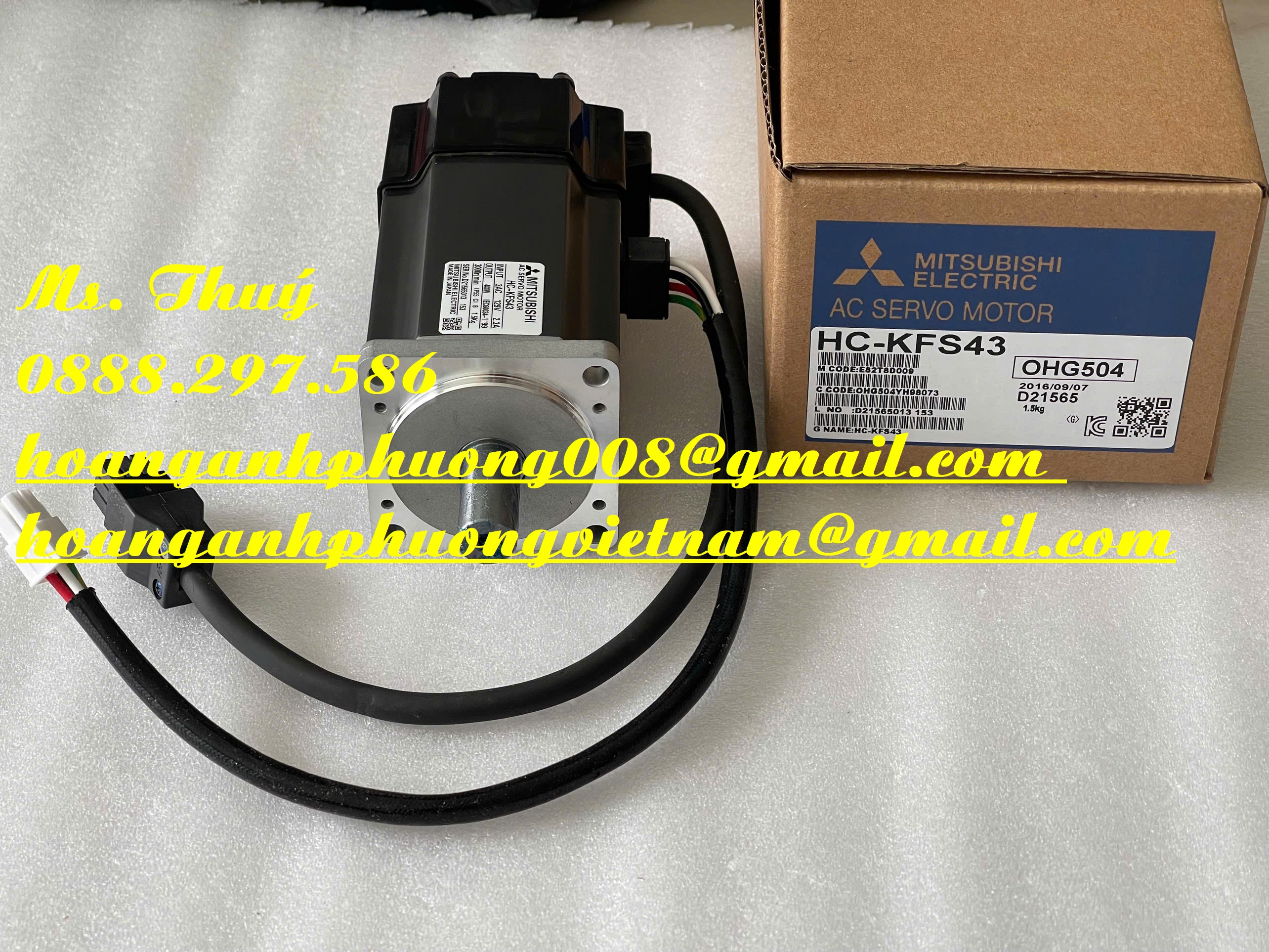 Bán động cơ Mitsubishi HC-KFS43 -Giá tốt tại Bình Dương