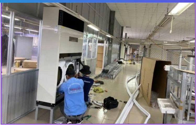 Giải pháp máy lạnh nhà xưởng tiết kiệm chi phí – Lắp đặt nhanh – Vận hành ổn địn