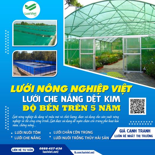 Lưới Việt cung cấp lưới che nắng dệt kim trực tiếp từ nhà máy sản xuất