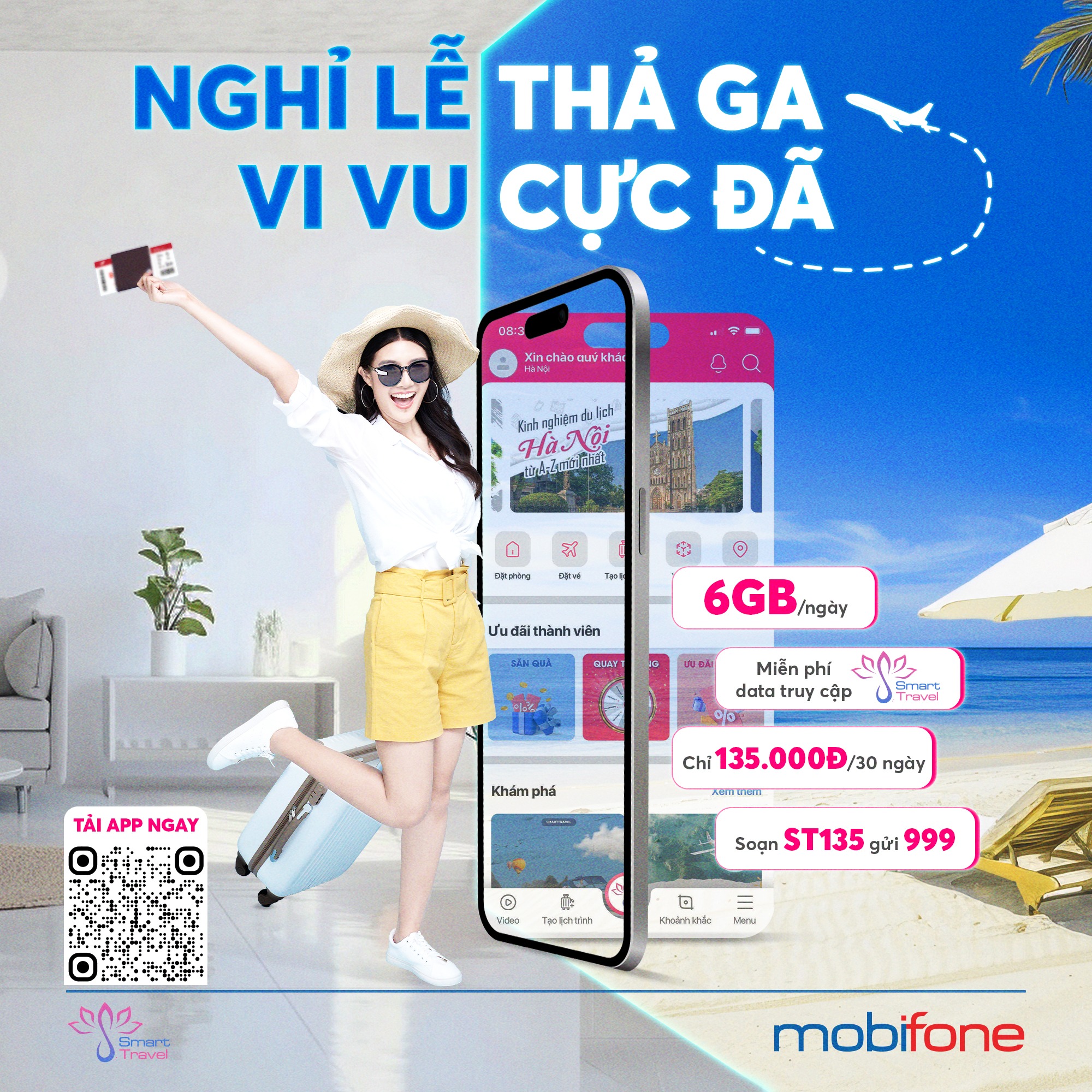 Cùng SmartTravel: Nghỉ lễ thả ga – Vi vu cực đã