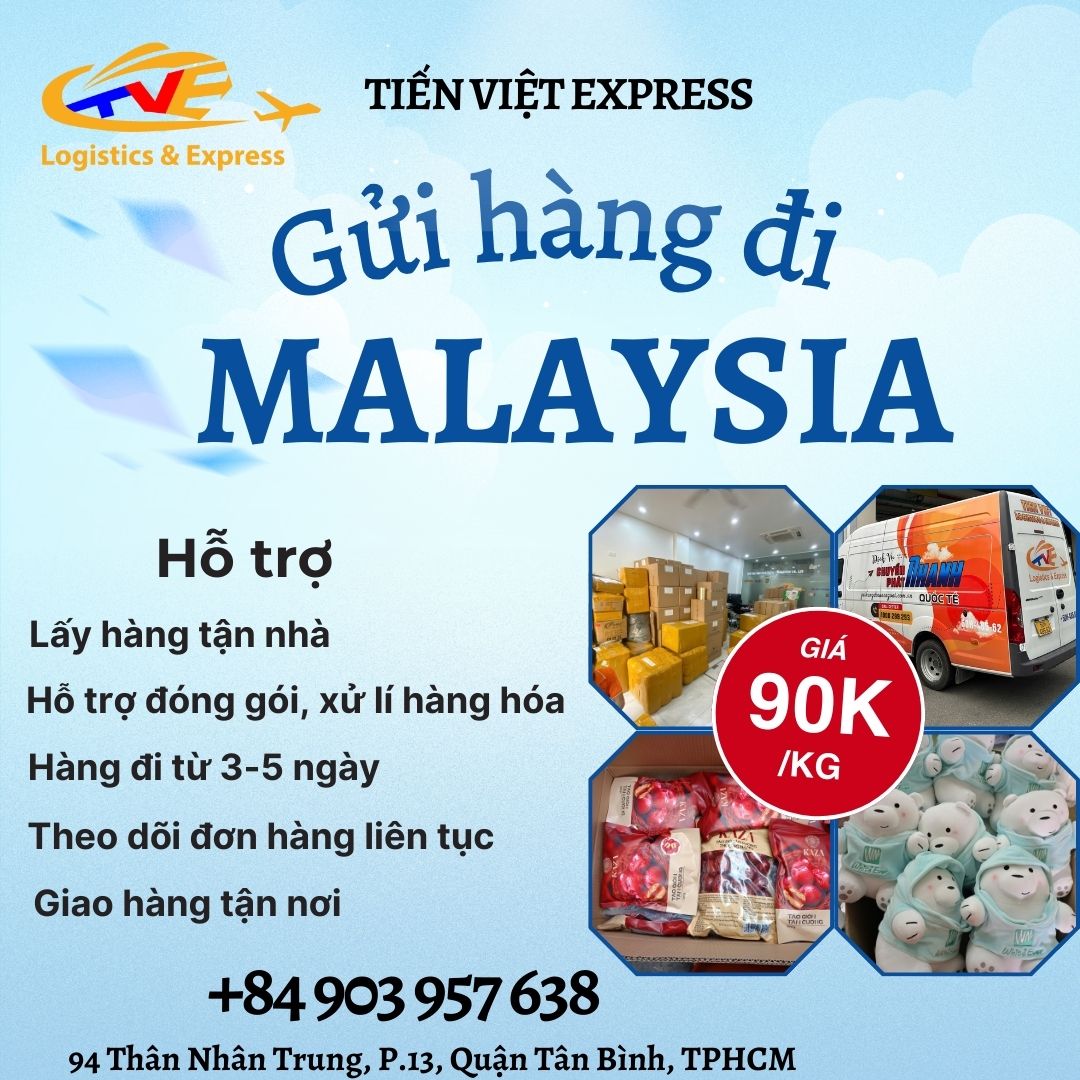 Gửi hàng đi Malaysia - Tiến Việt Express