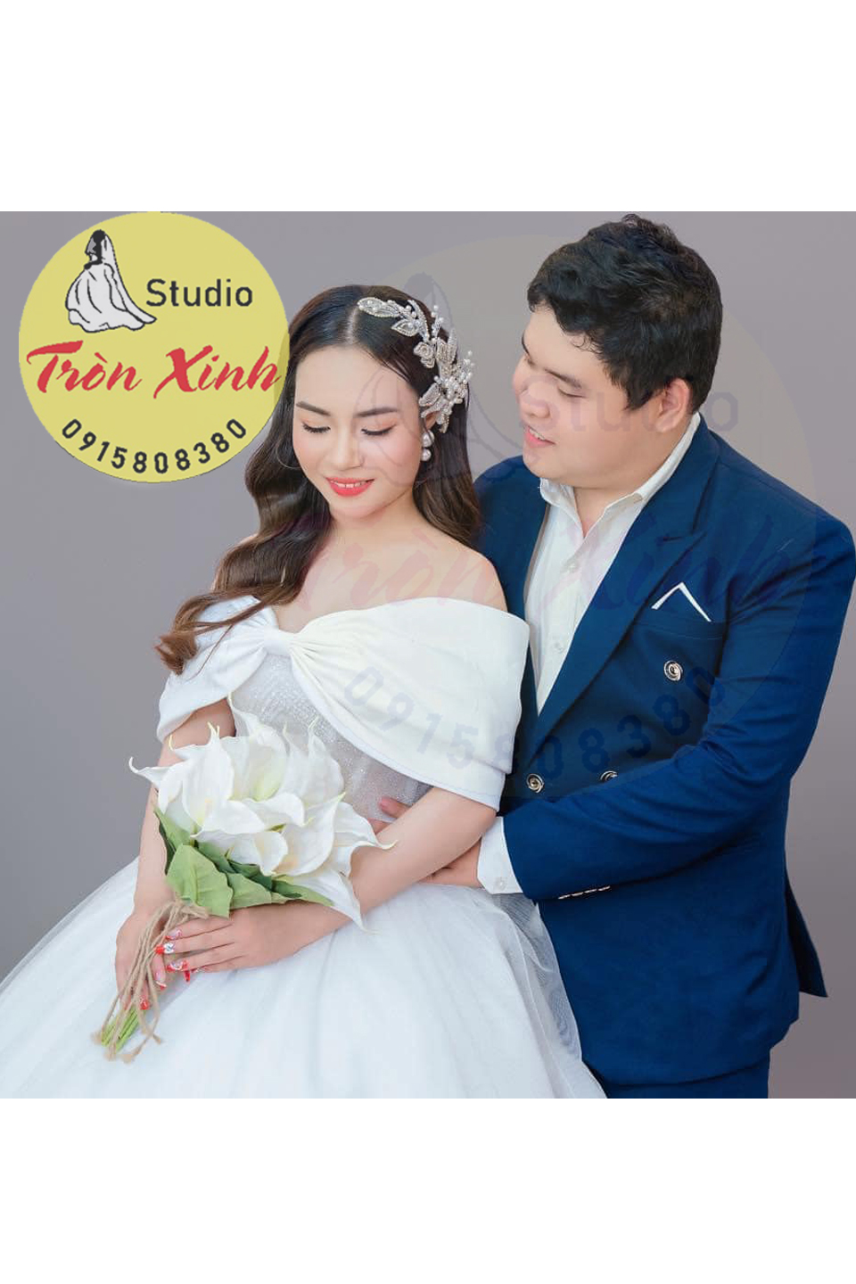 Váy cưới size to thoải mái giúp cô dâu tự tin trong ngày cưới