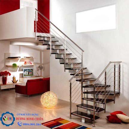 Cầu Thang Sắt Đẹp Đơn Giản