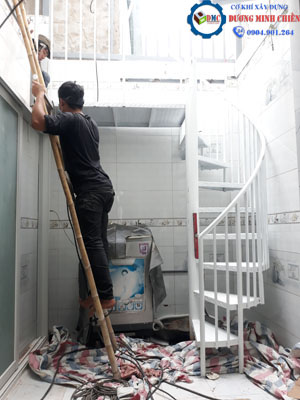 Làm cầu thang xoắn ốc