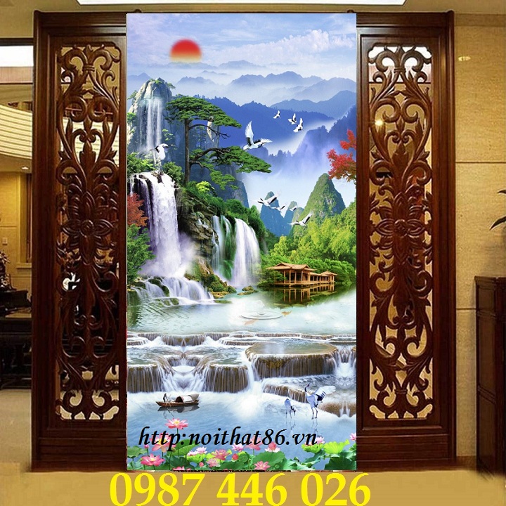 Tranh gạch cảnh 3d thiên nhiên HP08383