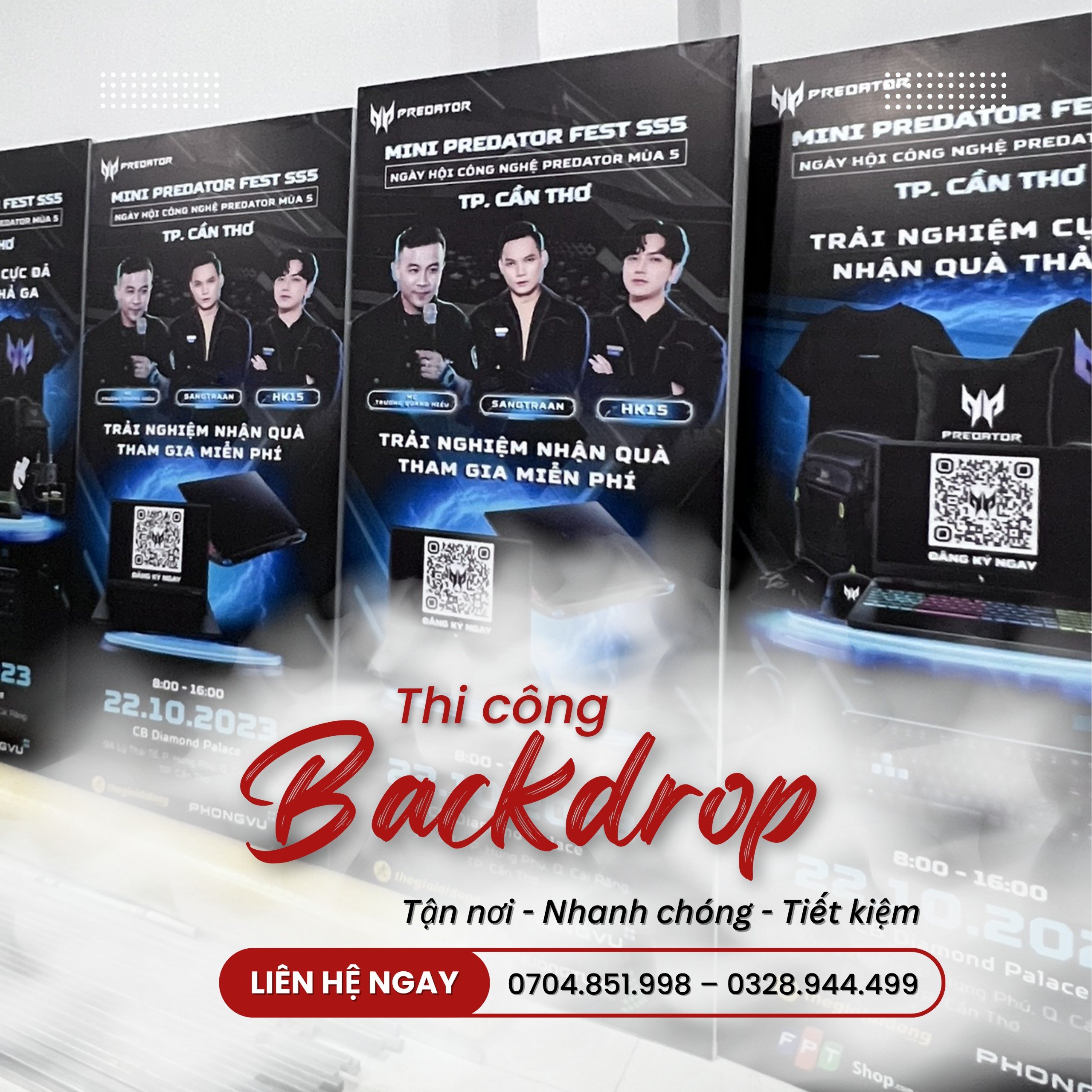 đơn vị thi công backdrop tại cần thơ