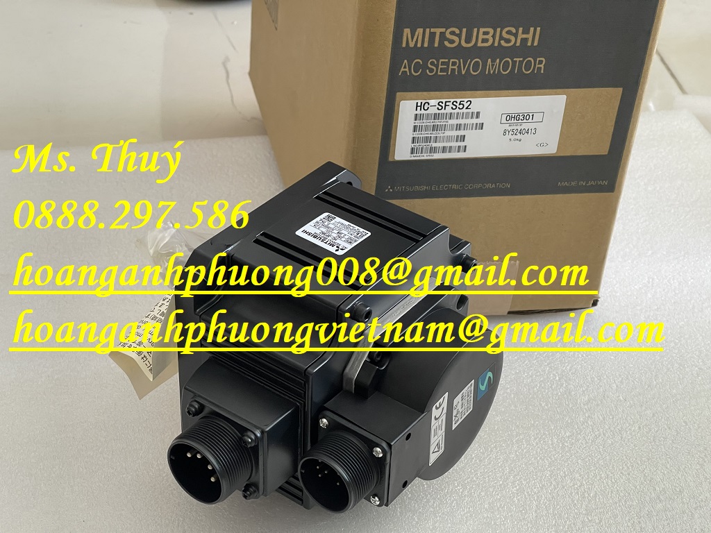 Hàng chuẩn Japan - Động cơ 0.5kW - Mitsubishi HC-SFS52