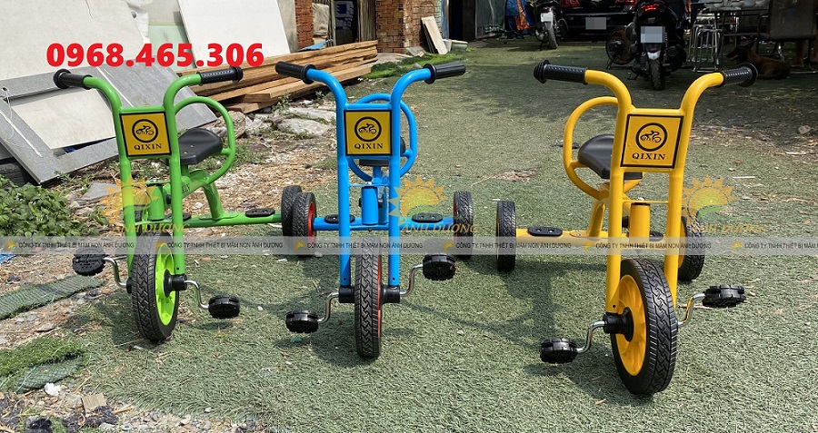 Xe đạp 3 bánh trẻ em siêu bền, xe đạp 3 bánh mầm non