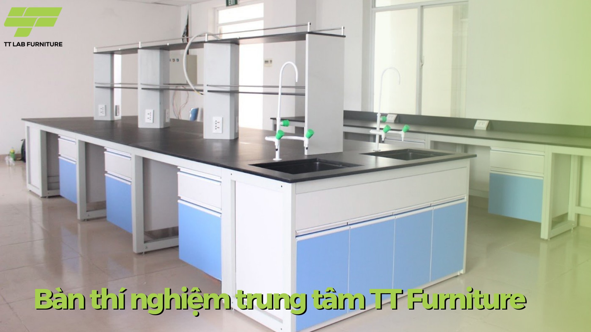 Bàn thí nghiệm trung tâm TT Furniture