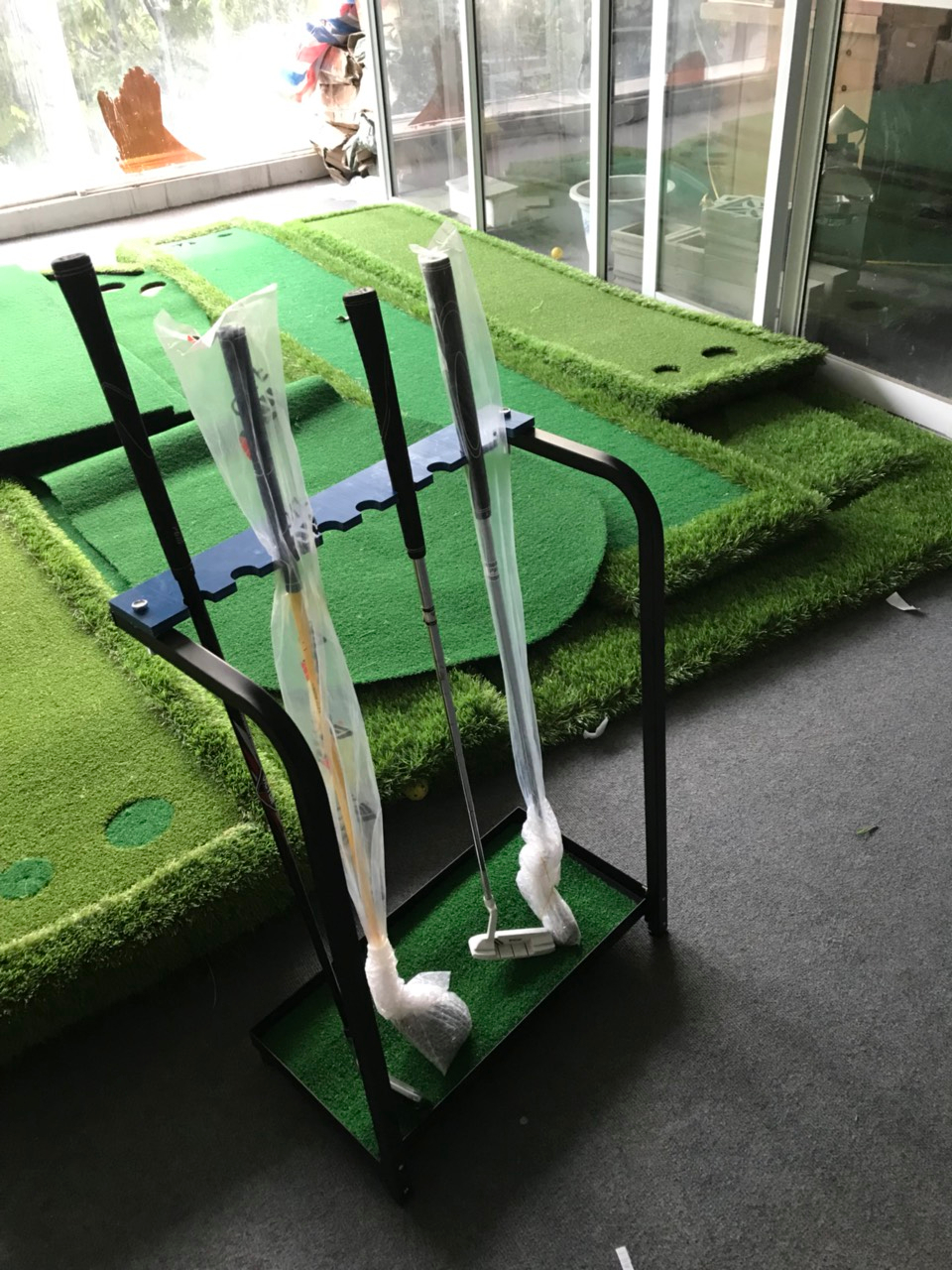 Giá để 9 gậy golf