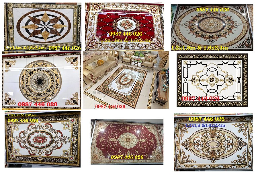 Gạch lát nền thảm gạch trang trí