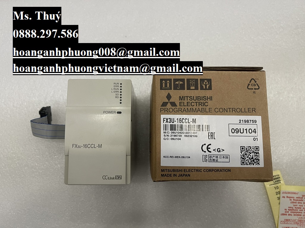 Hàng chuẩn Japan - Bộ lập trình Mitsubishi FX3U-16CCL-M