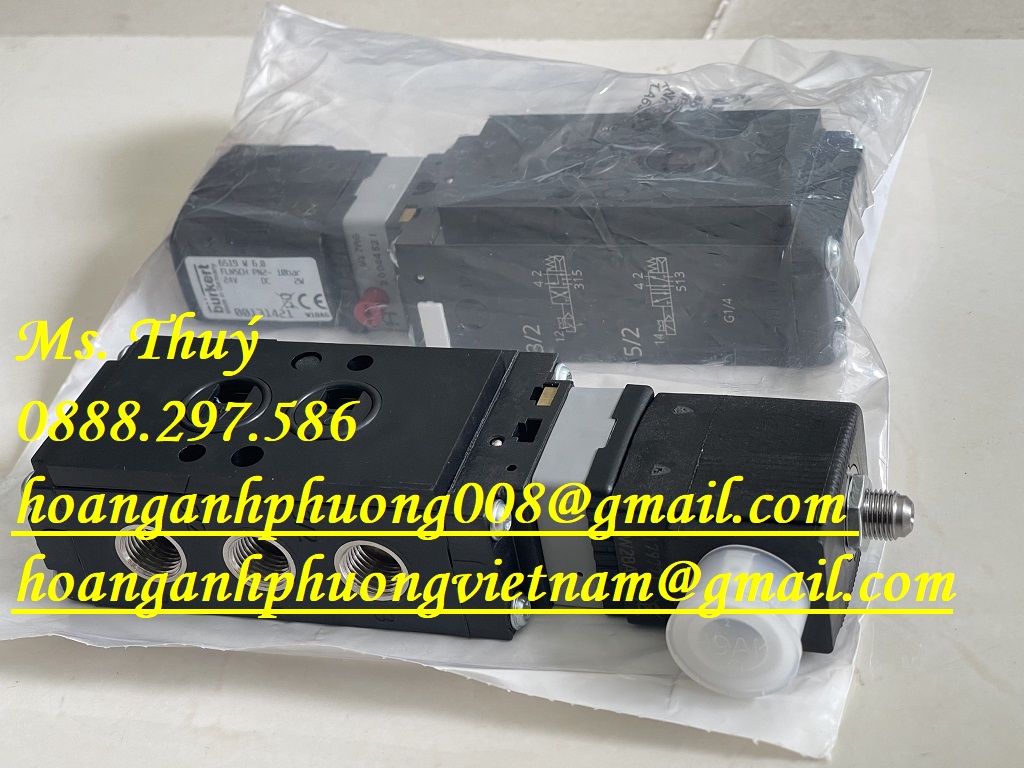 Van điện từ Burkert 6519 W 6.0 - BH 12 tháng - Toàn Quốc