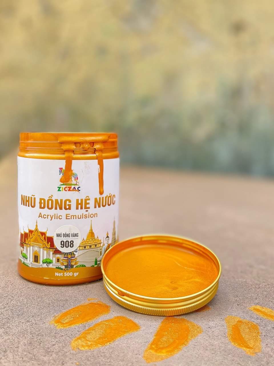 sơn nhũ hệ nước zic zac