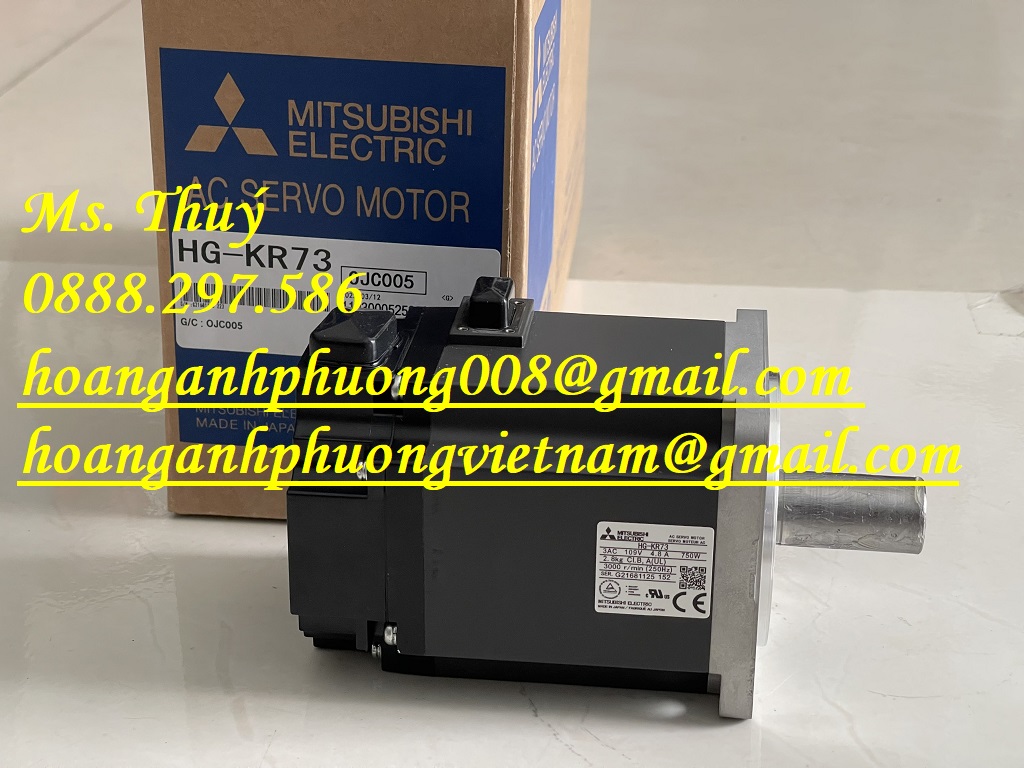 Động cơ Servo HG-KR73 Mitsubishi - New - BH 12 tháng