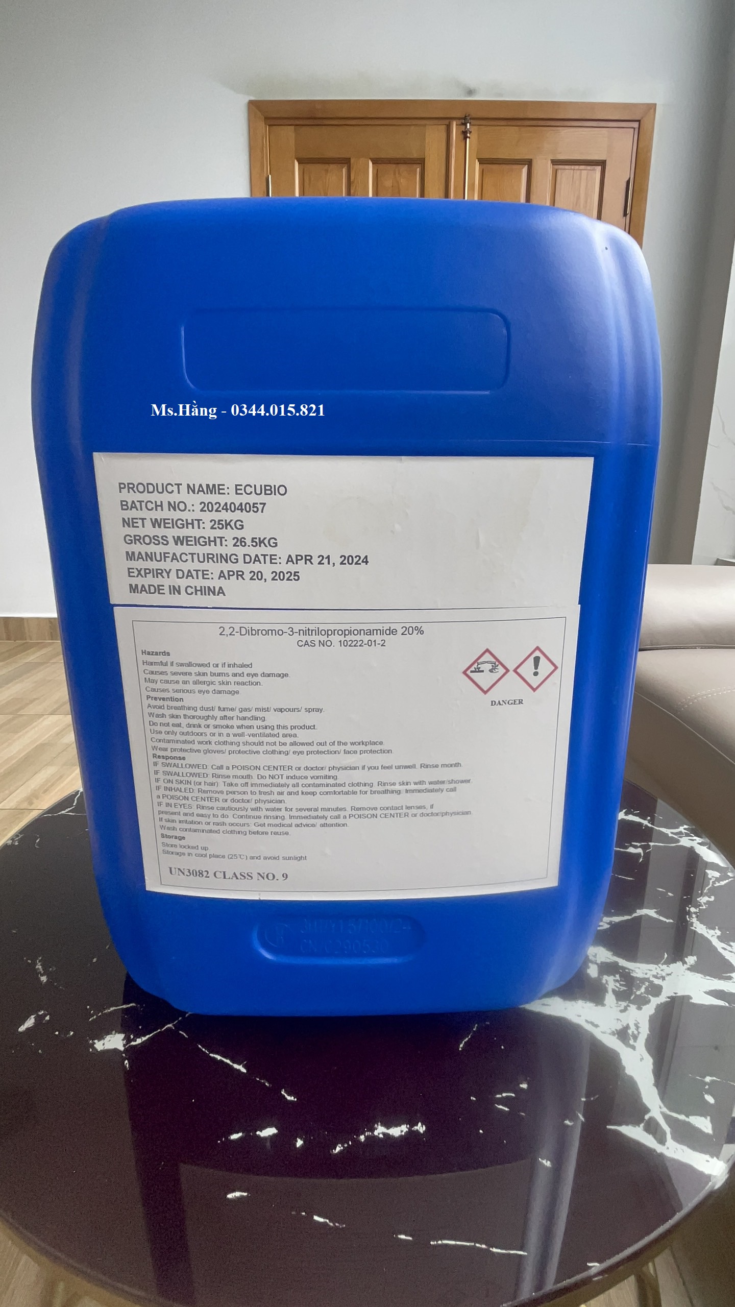 DBNPA dạng nước, Ecubio diệt khuẩn, ngăn chặn nấm gây hại cho ao nuôi