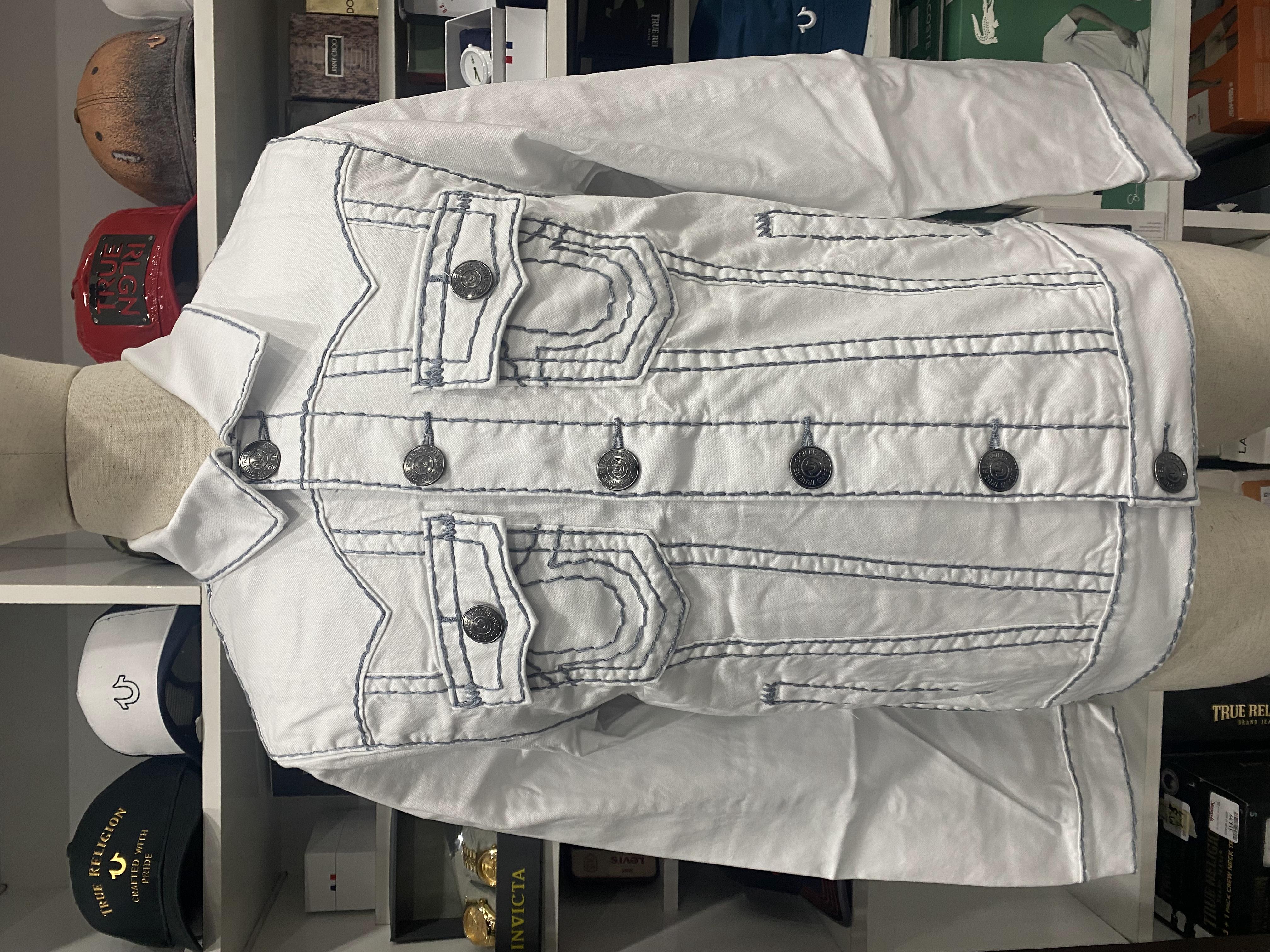 Áo khoác jeans địa True Religion chính hãng nhập Mỹ