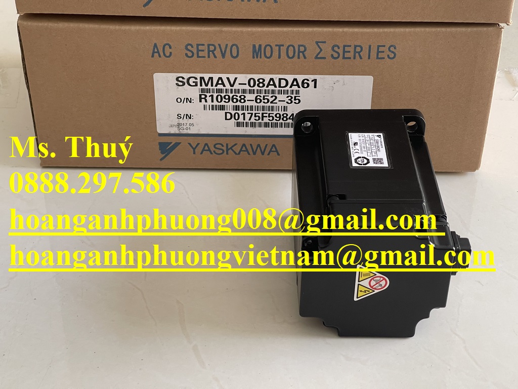 Servo motor Yaskawa SGMAV-08ADA61 - Hàng Nhật - Mới 100%