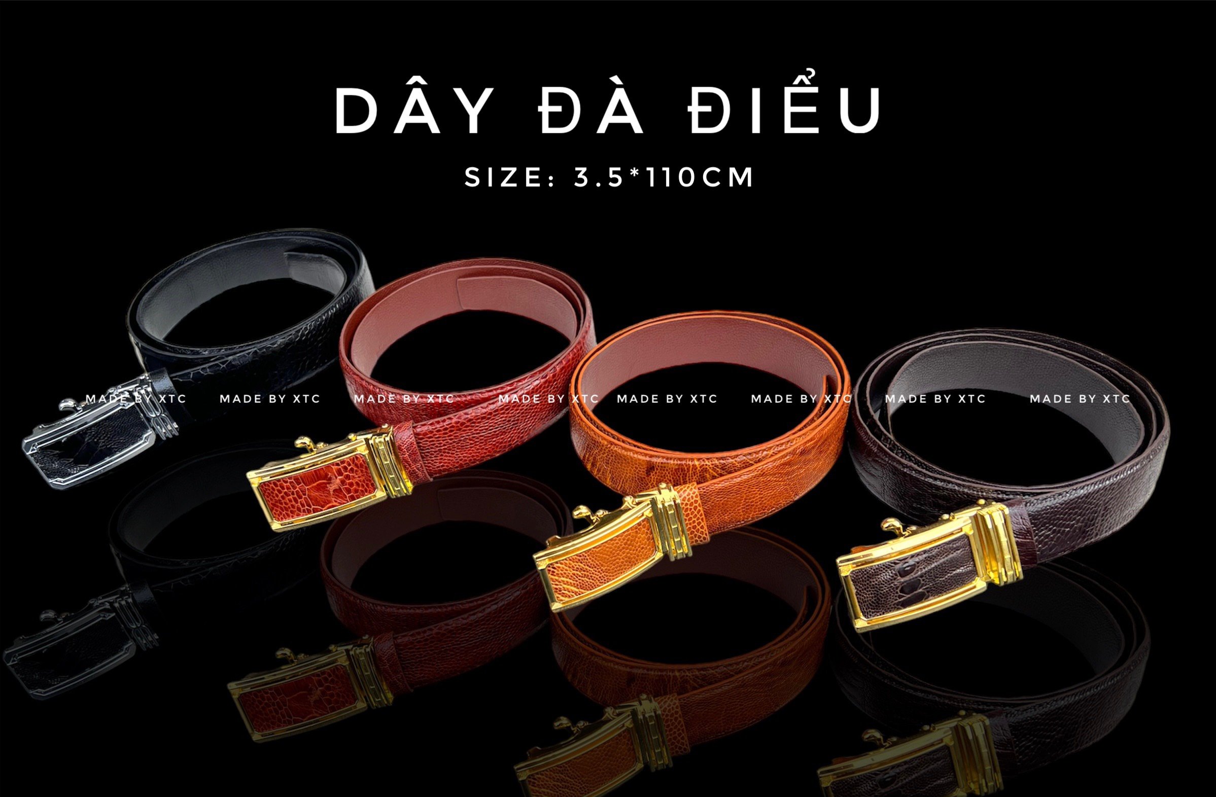 xưởng chuyên sản xuất dây lưng da