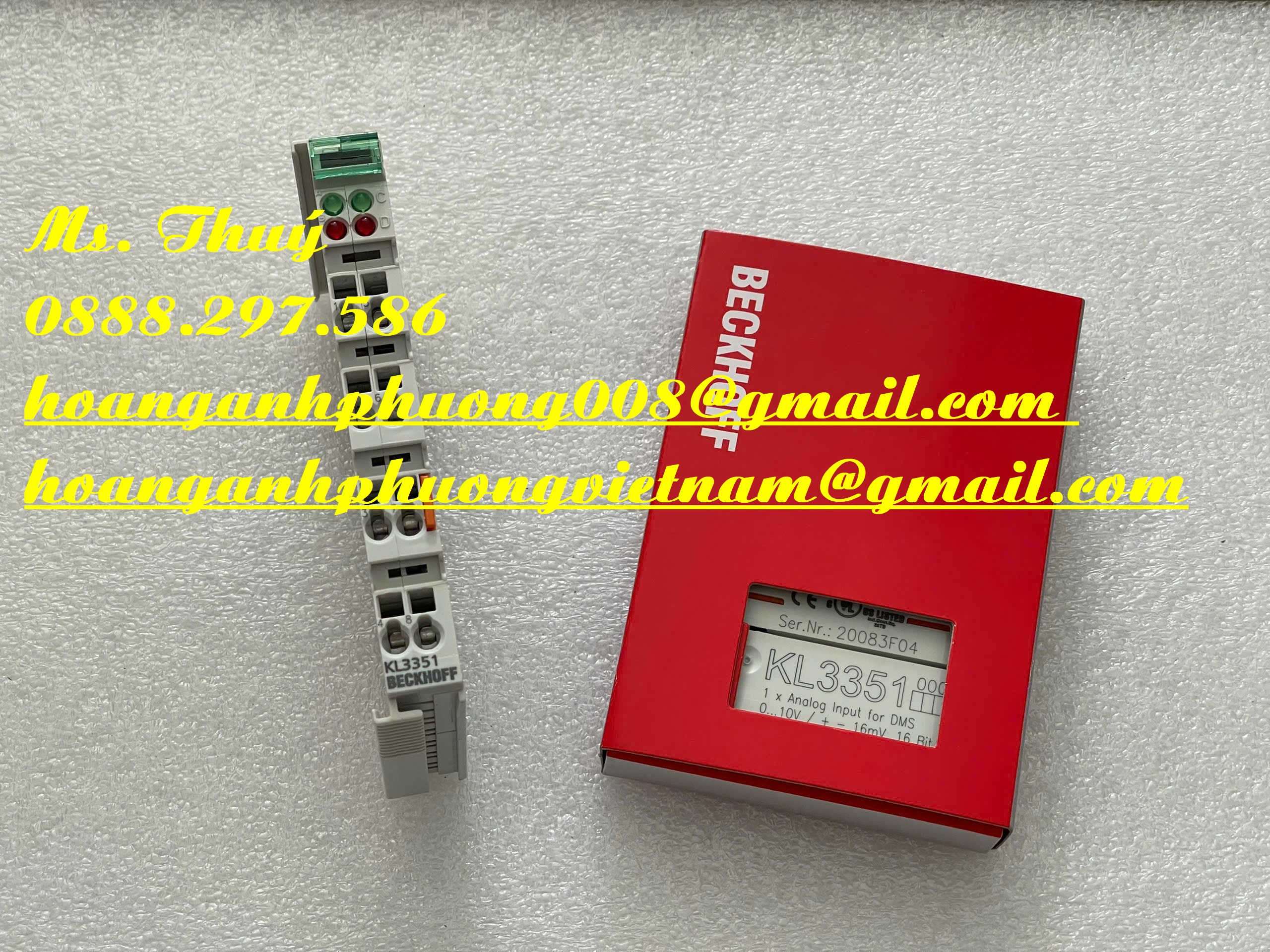 Mô đun Beckhoff KL3351 - Hàng Đức chính hãng